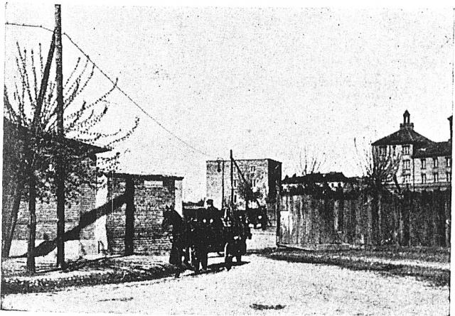 Widok od Podchorążych w kierunku Czerniakowskiej, 1935 Widok od Podchorążych w kierunku Czerniakowskiej, 1935