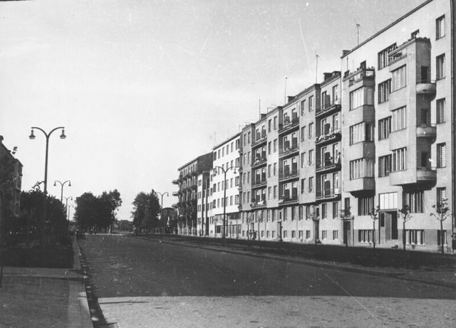 Al. Niepodległości, 1936 Al. Niepodległości, 1936