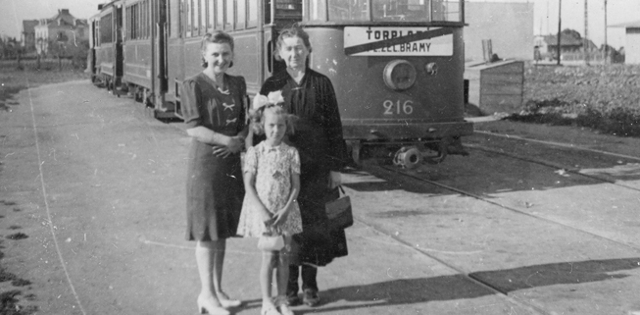 Pętla tramwajowa Służew 1944 Pętla tramwajowa Służew 1944