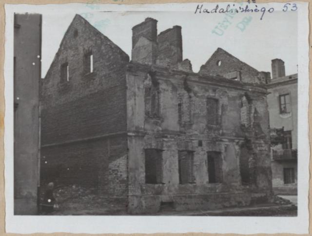 Madalińskiego 53 Madalińskiego 53, 1946