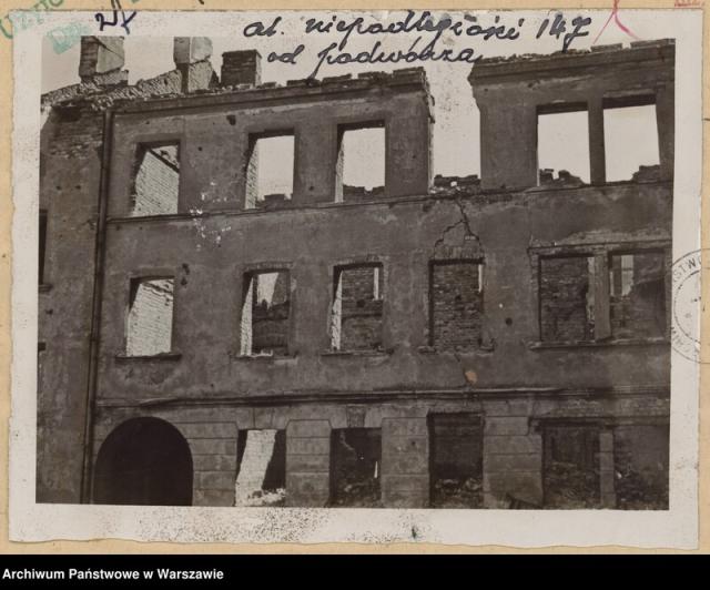 Al. Niepodległości 147 Al. Niepodległości 147, 1946