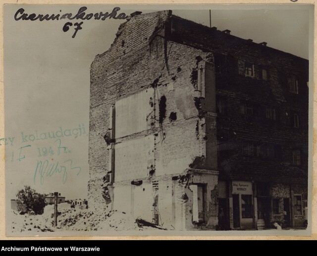 Czerniakowska 67, 1946
