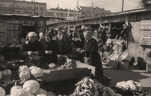 Bazar Mokotowski ok. 1948