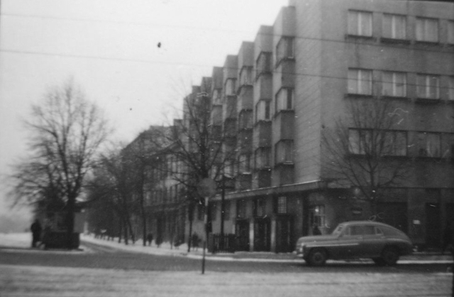 Puławska róg Dworkowej, lata 60 Puławska róg Dworkowej, lata 60