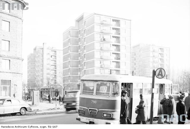 Belwederska róg Chełmskiej, 196? Belwederska róg Chełmskiej, 196?