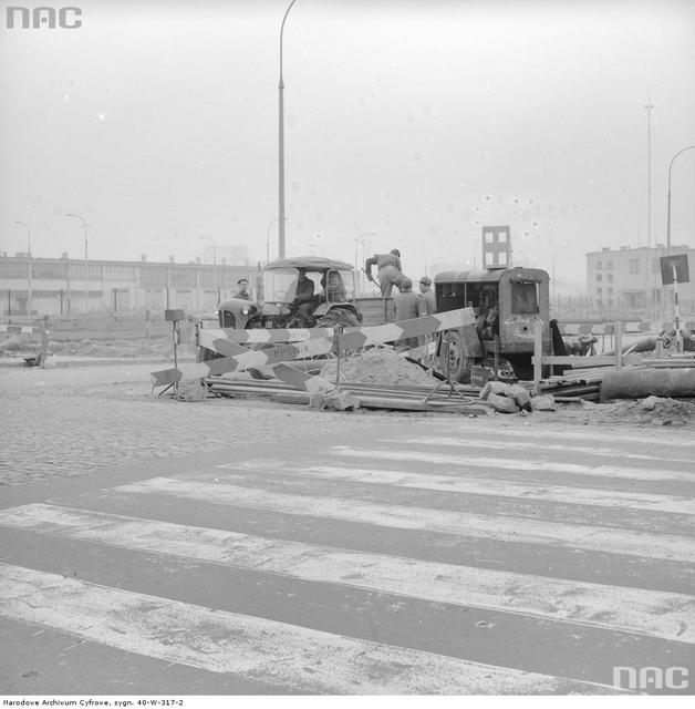 Wołoska róg Domaniewskiej, ok. 1973