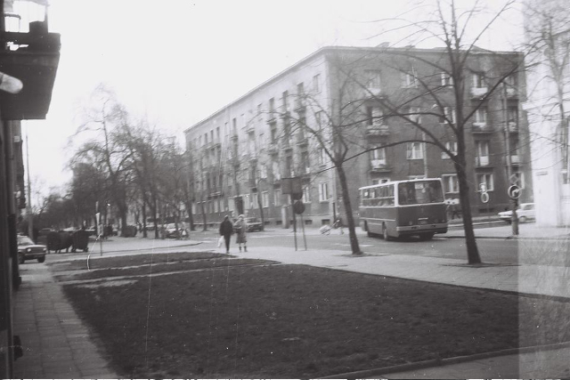 Kazimierzowska róg Narbutta ok. 1987