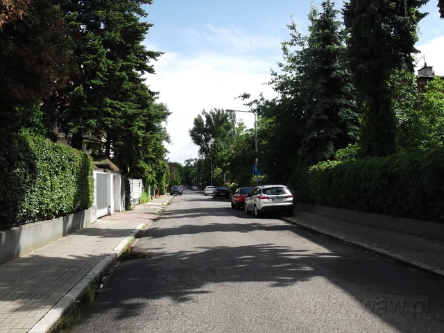 ulica Pilicka, widok w kierunku południowym, 2014 ulica Pilicka, widok w kierunku południowym, 2014