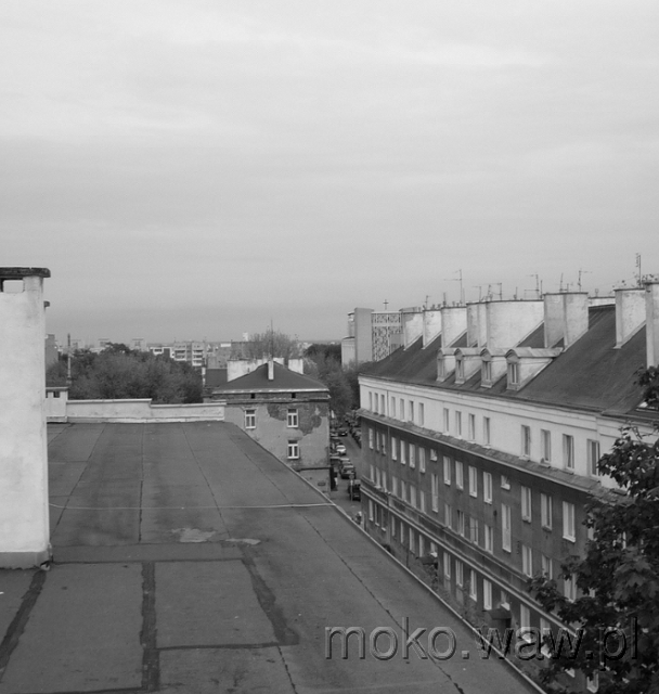 Widok z dachu Racławickiej 17, 2015 Widok z dachu Racławickiej 17, 2015