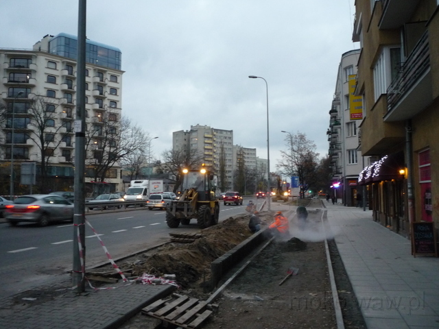 ul. Belwederska - widok w kierunku ppłudniowym ul. Belwederska - widok w kierunku ppłudniowym