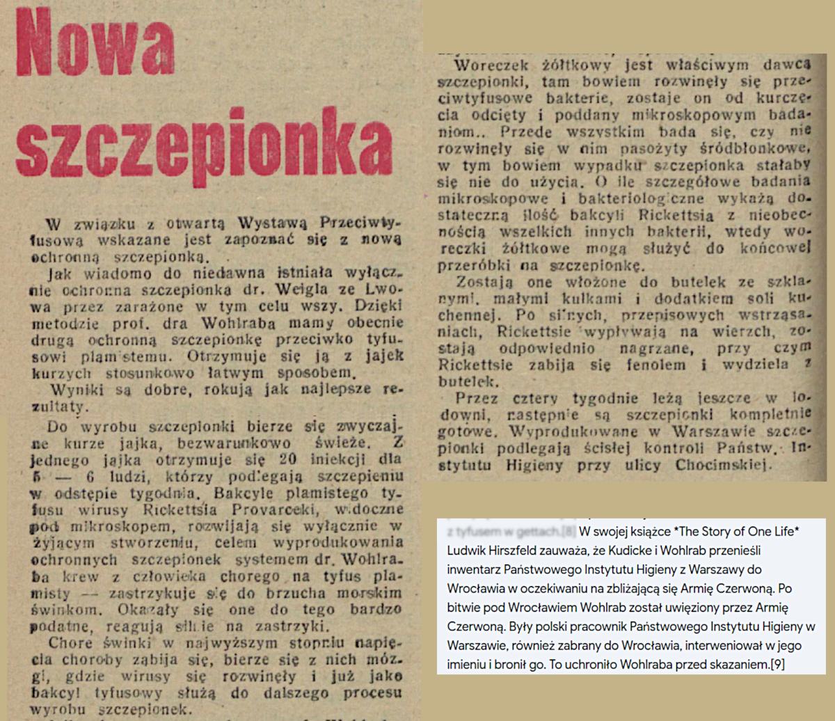 Nowa szczepionka Nowa szczepionka, 1943