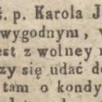 Do sprzedania z wolney ręki, 1808 Do sprzedania z wolney ręki, 1808