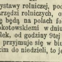 Konkurs oraczy Konkurs oraczy, 1874