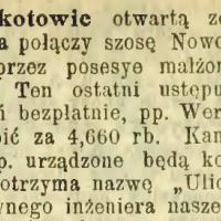 Ulica Mościckiego Ulica Mościckiego, 1906