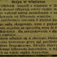 Sesya w więzieniu Sesya w więzieniu, 1913