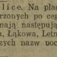Nasze ulice, 1913
