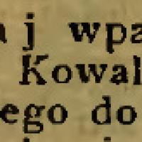 Pod tramwaj, 1913