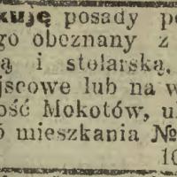 Posady podmajstrzego Posady podmajstrzego, 1914