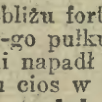 Napad na szeregowca Napad na szeregowca, 1914
