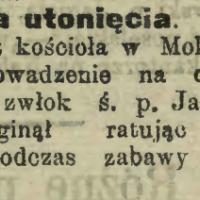 Echa utonięcia, 1914