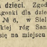 Zagonki dla dzieci, 1914
