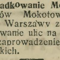 Podanie do magistratu, 1914