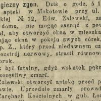 Tragiczny zgon Tragiczny zgon, 1914