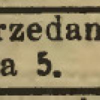 Magle sprzedam Magle sprzedam, 1914