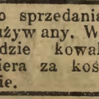 Furgon od kowala za kościołem Furgon od kowala za kościołem, 1914