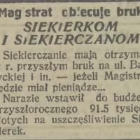 Magistrat obiecuje Magistrat obiecuje, 1925