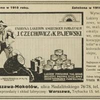 Fabryka lakierów, 1929