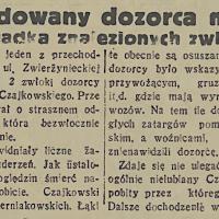 Zamordowany dozorca Zamordowany dozorca, 1934