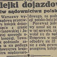 Kolejki przeciw sądownictwu Kolejki przeciw sądownictwu, 1934