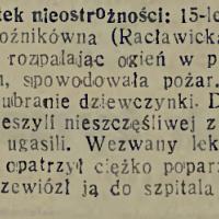 Wskutek nieostrożności Wskutek nieostrożności, 1934