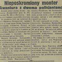Nieposkromiony monter Nieposkromiony monter, 1934
