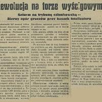 Rewolucja na torze Rewolucja na torze, 1934