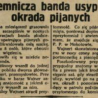 Tajemnicza banda usypiaczy Tajemnicza banda usypiaczy, 1937