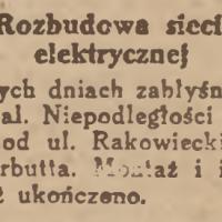 Rozbudowa sieci Rozbudowa sieci, 1945