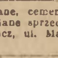 Wapno lasowane Wapno lasowane, 1945