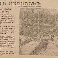 Odbudowa zajezdni Odbudowa zajezdni, 1945
