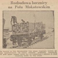 Rozbudowa bocznicy Rozbudowa bocznicy, 1947