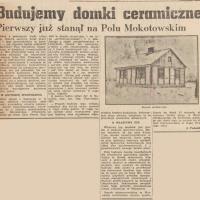 Domki ceramiczne, 1947