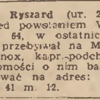 Poszukiwania: Knox Poszukiwania: Knox, 1947