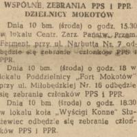 Zebrania partyjne Zebrania partyjne, 1947