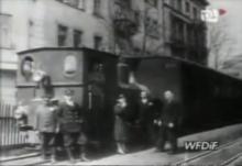 Ciuchcia na Chocimskiej ok. 1937