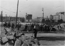 Widok od Puławskiej 2 w kierunku Boya i Polnej - 1939