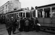 Przystanek przy ul. Grażyny, późne lata 40