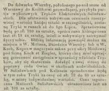Tryki elektoralne. 1828