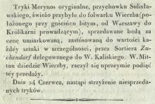 Tryki po cenie umiarkowanej, 1830