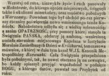 Rocznica poświęcenia, 1857